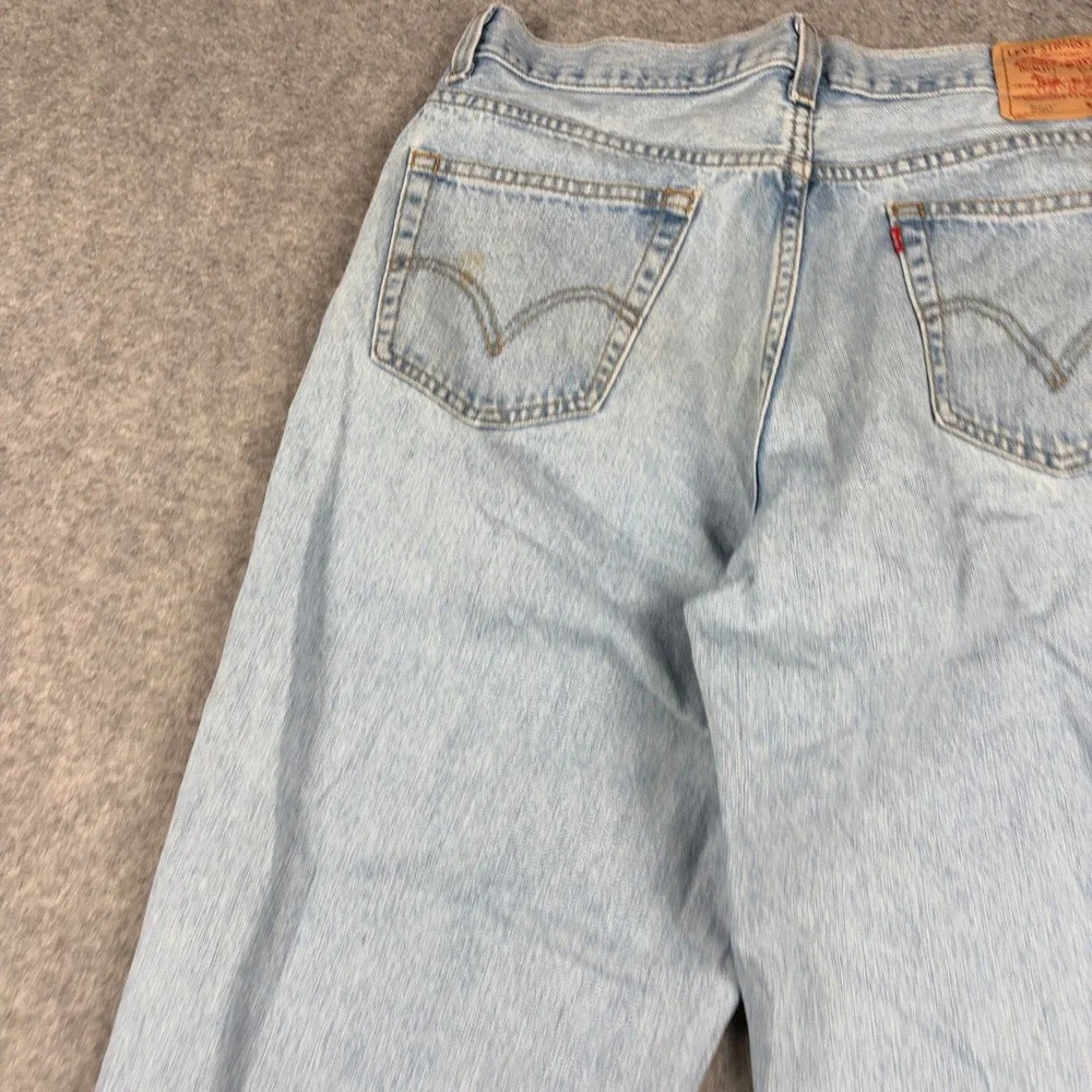 Levi 560‎ Jeans Mens 36x30 Comfort Fit Light Wash Baggy Denim Loose Leg Y2K 00s